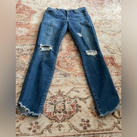 FRAME denim high skinny crop jeans - Picture 4 of 7